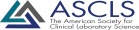 The American Society for Clinical Laboratory Science (ASCLS) Logo 美国临床实验室科学协会(ASCLS)标志